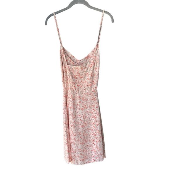 GAP Framed Cami A-line Dress Pink Floral Size L - Picture 2 of 5